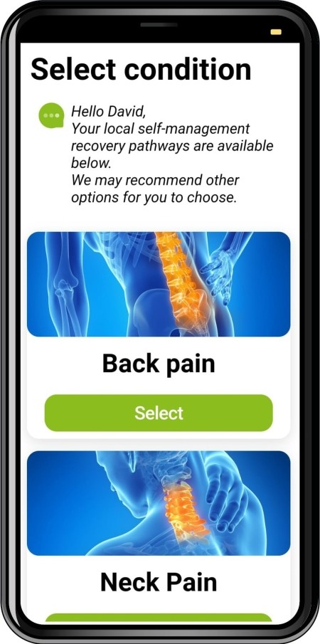 getUBetter is a self-management app for people with common musculoskeletal injuries or conditions.